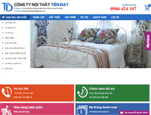 Tablet Screenshot of noithattiendat.com